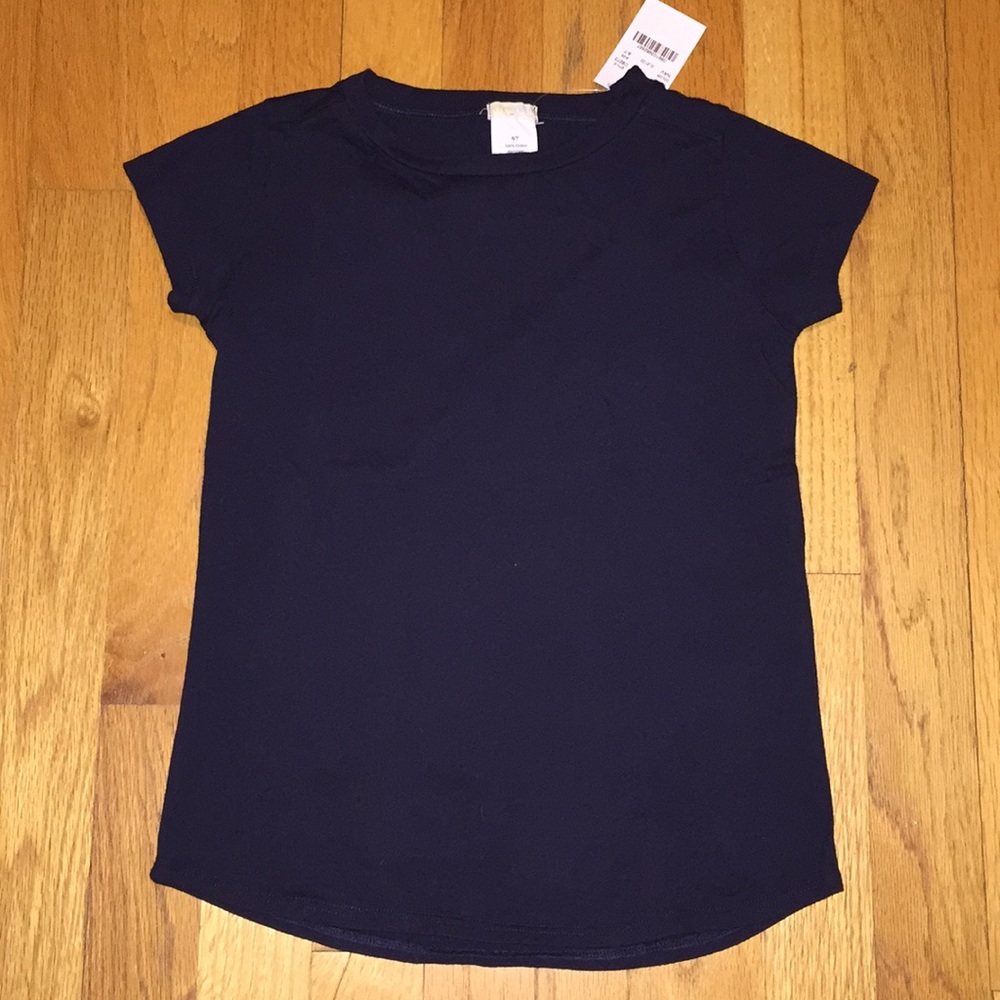 Crewcuts NWT girls sz 6/7 navy T